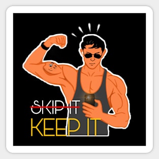 A gym boy Sticker